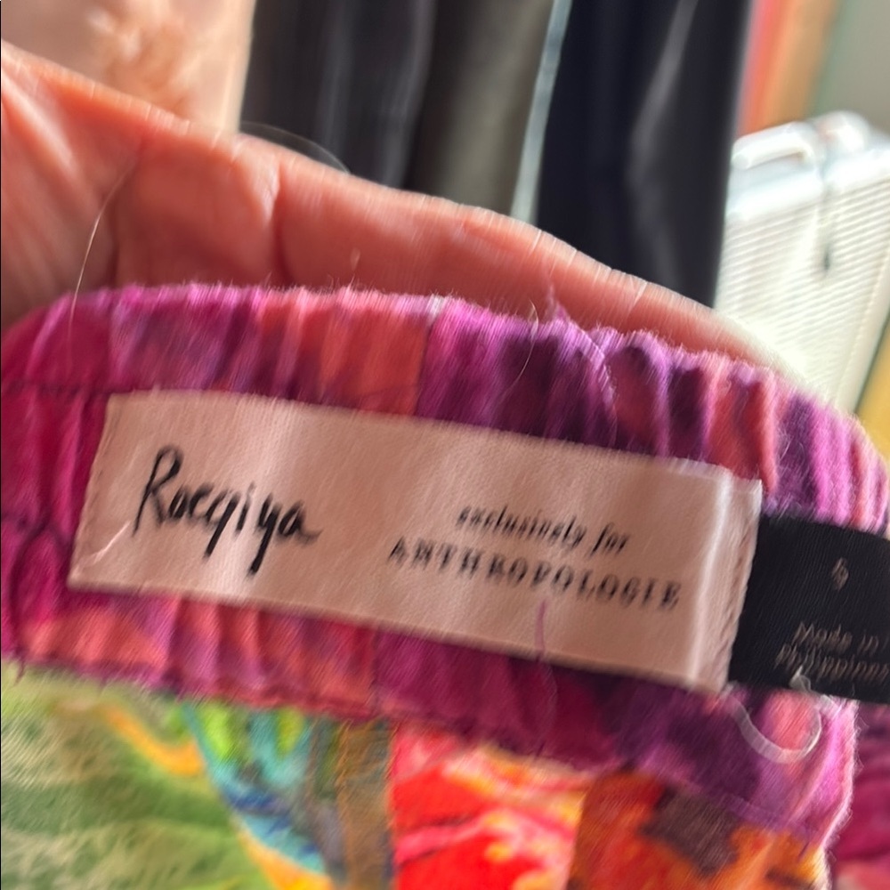 Rocriya for Anthropologie Colorful Tie-Dye pant Multicolor